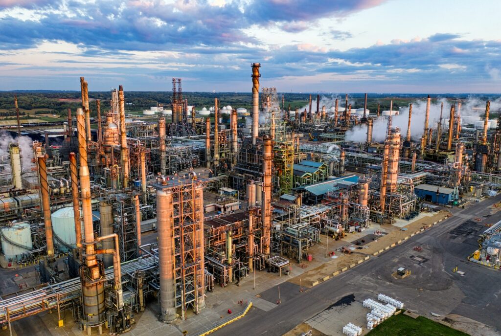 Pine Bend Oil Refinery in Rosemount, Minnesota, United States