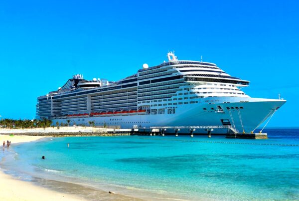 white cruise ship on sea during daytime